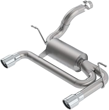 Borla - 2018 Jeep Wrangler JL/JLU 3.6L 2DR/4DR S-Type SS Axle Back Exhaust w/3.5in Tips (11956)